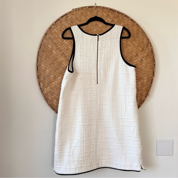 Anthropologie Cream Mini Dress with Black Accents - Picture 14 of 16